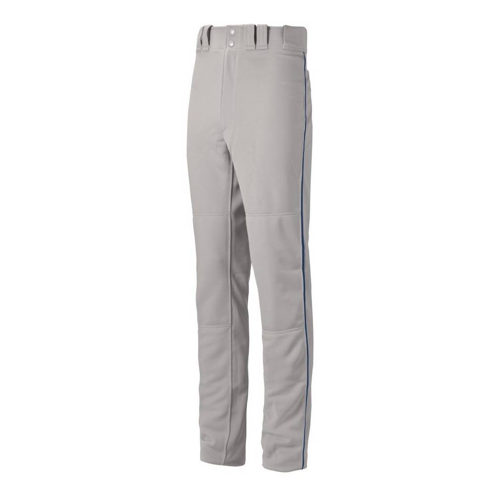 Pantalones Mizuno Beisbol Premier Pro Piped G2 Para Hombre Grises/Azul Marino 0369857-HP